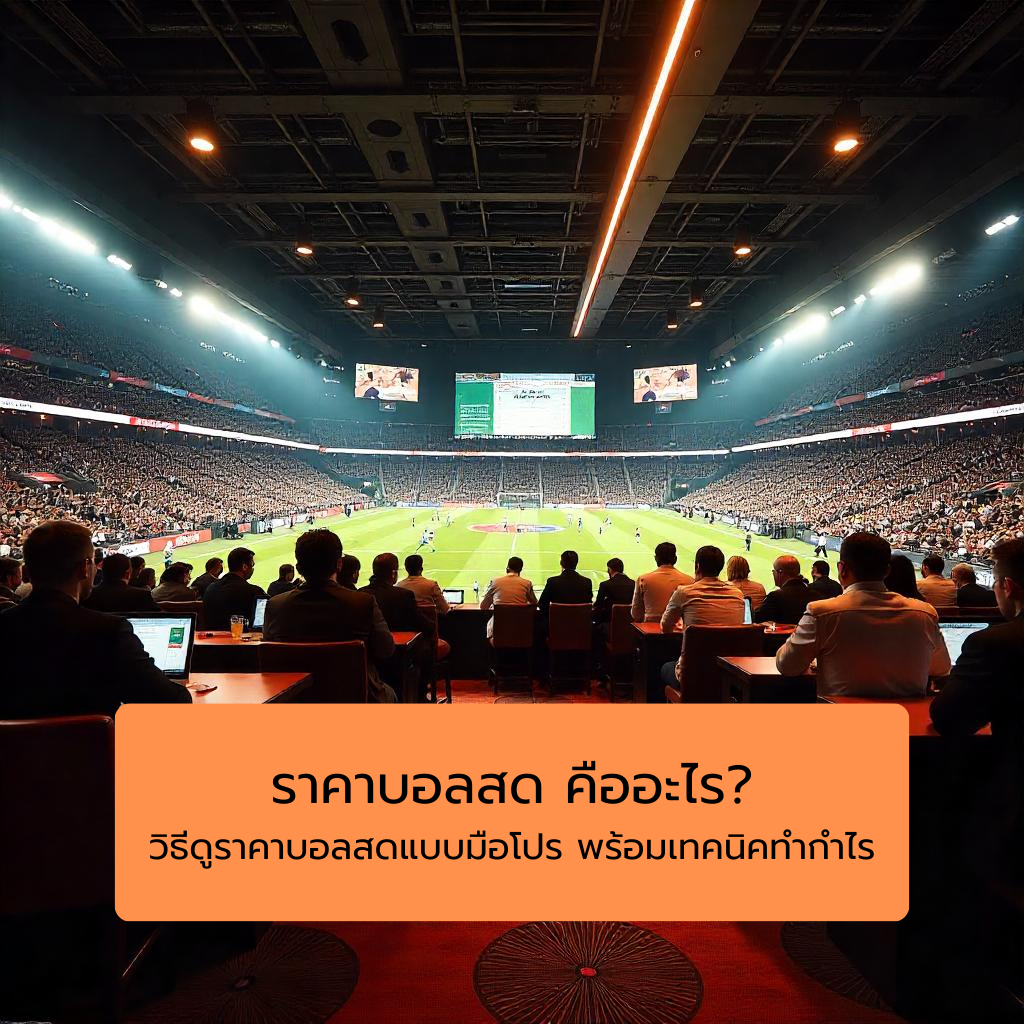 ราคาบอลสด คืออะไร? วิธีดูราคาบอลสดแบบมือโปร พร้อมเทคนิคทำกำไร