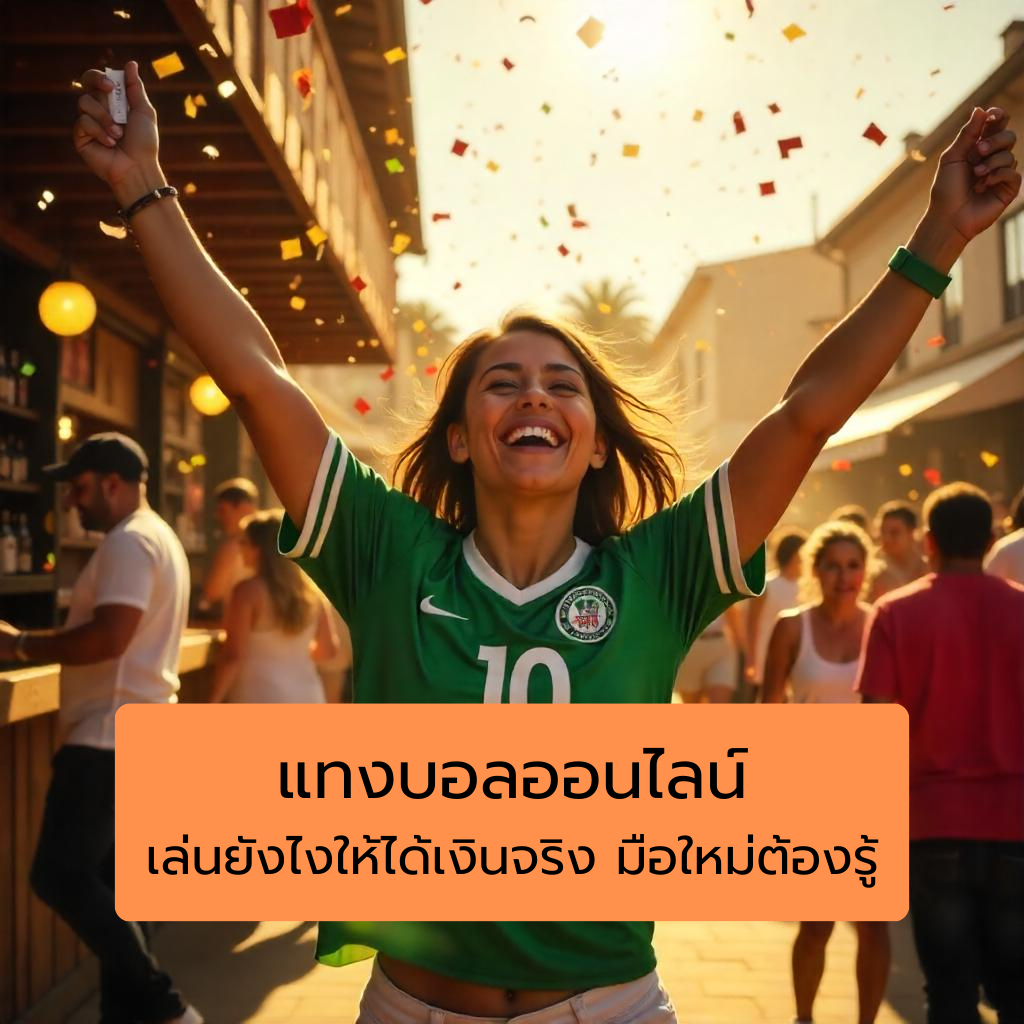 แทงบอลออนไลน์ เล่นยังไงให้ได้เงินจริง มือใหม่ต้องรู้
